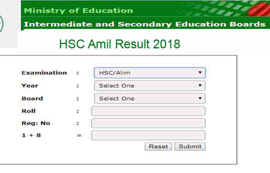 HSC Alim Result 2022